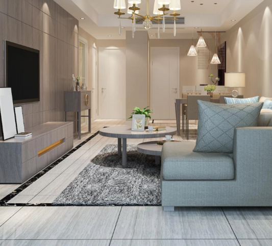 Grey Flooring Living Room Ideas