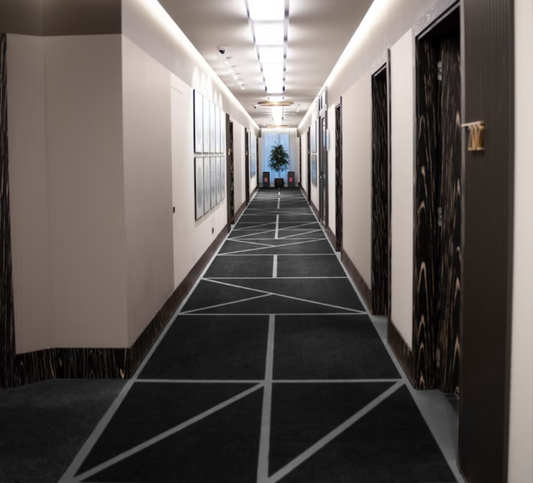 The Beauty of a Black and White Hallway