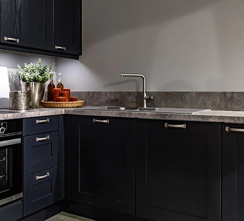 Dark Cabinets Kitchen
