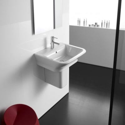 The Gap Ceramic Semi Pedestal (450 & 350 Basins) - Roca