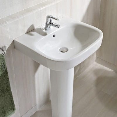 Debba 450mm Wall-Hung Basin 2Th - Roca