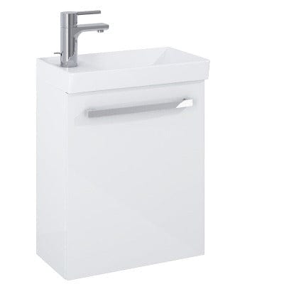 Aquatrend 455mm Wall Hung Base Unit & Basin - All Colours - Aqua