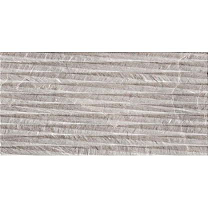 Garonne Smoke Matt Ceramic Lined Wall Tile 300mm x 600mm (8 per Box)