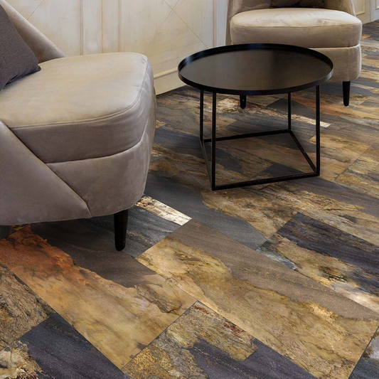 Fernanda Multi Matt Porcelain Wall & Floor Tile 308mm x 615mm (7 per Box)