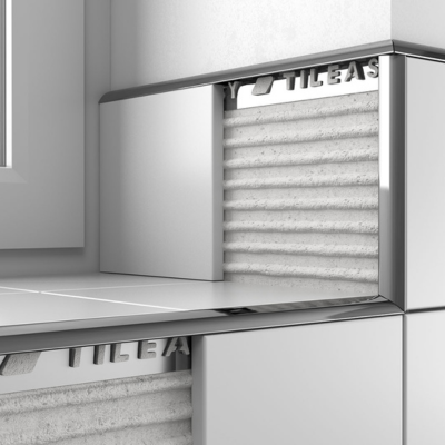Tileasy Stainless Steel Square Trim - All Sizes