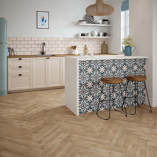 Daintree Oak Matt Porcelain Wall & Floor Tile 98mm x 593mm (15 per Box)