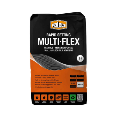 Palace Multi Flex S1 Tile Adhesive x 20kg - All Colours