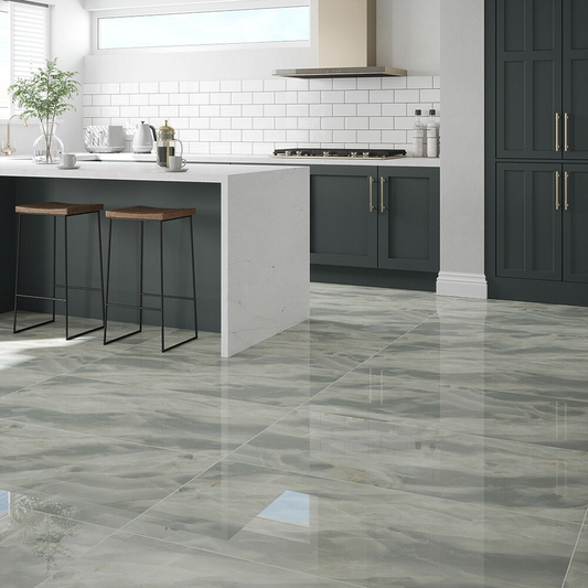 Aphrodite Emerald Polished Porcelain Wall & Floor Tile - All Sizes