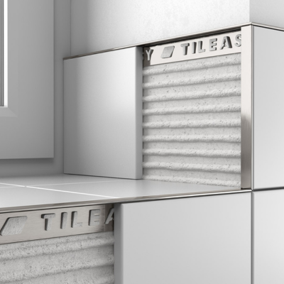 Tileasy Metal Square Trim x 2.4 -  Full Range