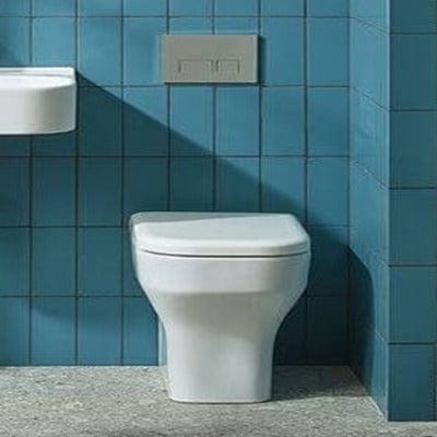 Bella Back-to-Wall Toilet for use with Concealed Cistern - Aqua