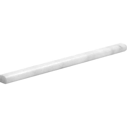 Carrara Pencil Liner Marble Mouldings 13x16x305mm