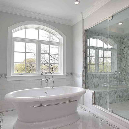 Carrara Pencil Liner Marble Mouldings 13x16x305mm
