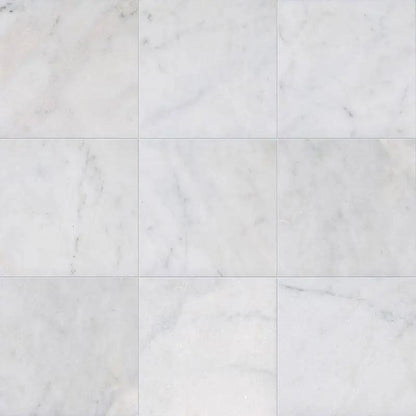 Bianco Ibiza Honed Marble Tiles 610x610x15mm