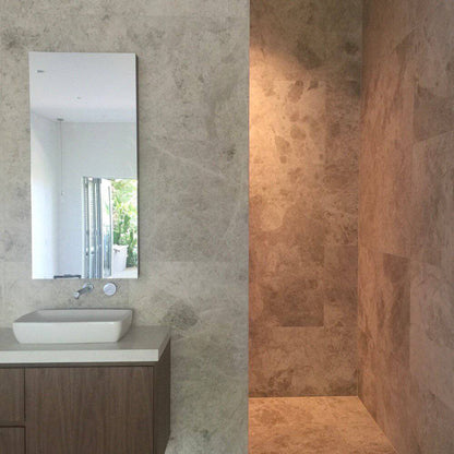 Tundra Gray Honed Marble Tile 305×610×12 mm