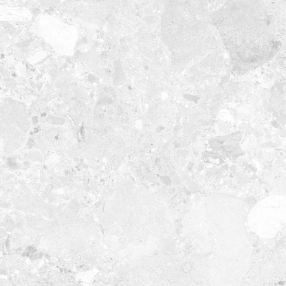 Amaya Terrazzo White Matt Porcelain Wall & Floor Tile 900mm x 900mm (2 per Box)
