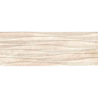 Dune Crema Wind Décor Matt Ceramic Wall Tile 690mm X 240mm (7 Per Box)