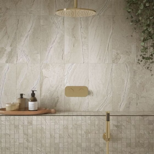 Earthsong Natural Anti Slip Matt Porcelain Mosaic 300mm x 300mm (6 per Box)