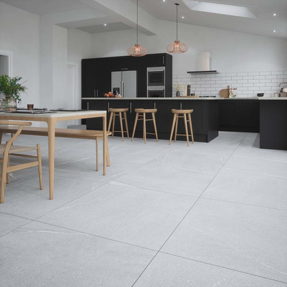 Eastford Grey Matt Porcelain Wall & Floor Tile 995mm x 995mm (2 per Box)