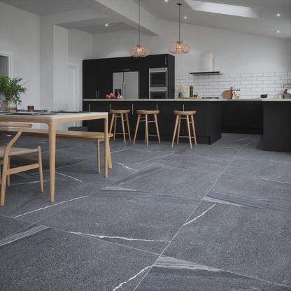 Eastford Anthracite Matt Porcelain Wall & Floor Tile 995mm x 995mm (2 per Box)