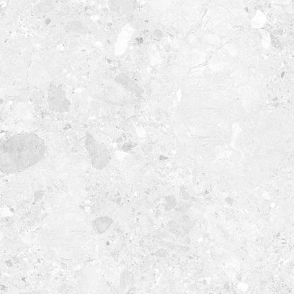 Amaya Terrazzo White Matt Porcelain Wall & Floor Tile 900mm x 900mm (2 per Box)