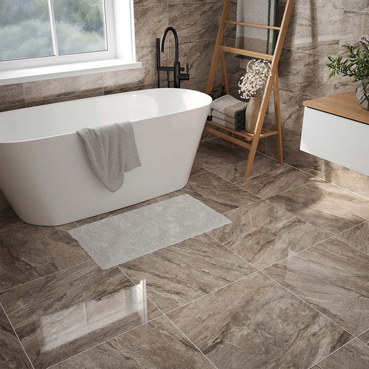 Artemis Stone Effect Polished Porcelain Wall & Floor Tile 300mm x 600mm (6 per Box)