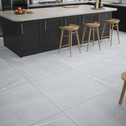Eastford Grey Matt Porcelain Wall & Floor Tile 995mm x 995mm (2 per Box)