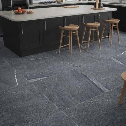 Eastford Anthracite Matt Porcelain Wall & Floor Tile 995mm x 995mm (2 per Box)