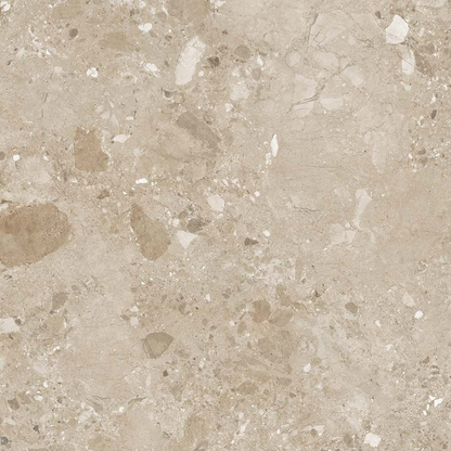 Amaya Terrazzo Beige Matt Porcelain Wall & Floor Tile 900mm x 900mm (2 per Box)
