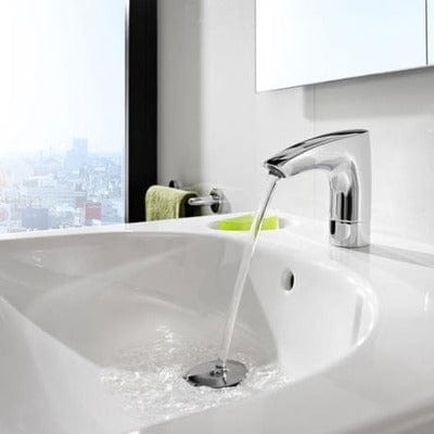 M3 Electronic Basin Mixer Tap - Mains Operated - Roca
