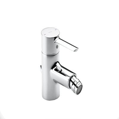 Targa Chrome Bidet Mixer Tap With Pop-Up Waste - Roca