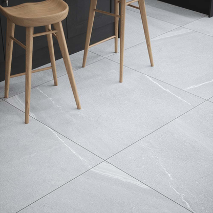 Eastford Grey Matt Porcelain Wall & Floor Tile 995mm x 995mm (2 per Box)