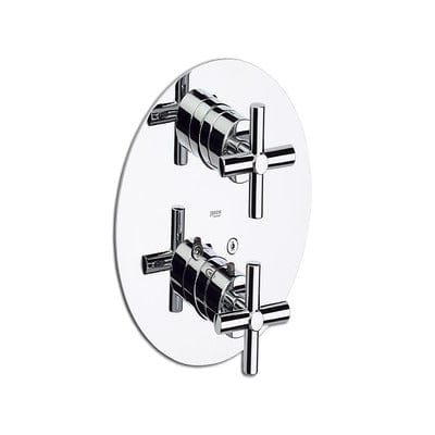Loft Chrome 1/2" Built-In Thermostatic Bath Or Shower Mixer - Roca