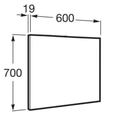Victoria-N Mirror - 600mm x 700mm - Roca