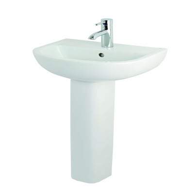 Compact 45cm Basin in Alpine White - All Styles - RAK Ceramics