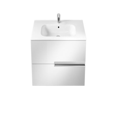 Victoria-N Unik 2 Drawer Vanity Unit With 600mm Basin - (All Colours) - Roca