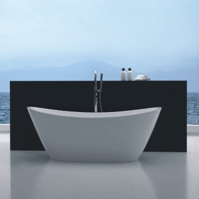 Aphrodite Freestanding Double Ended Bath - 1700 x 740mm - Aqua