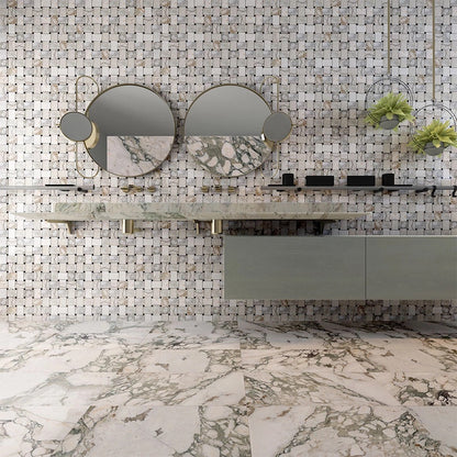 Calacatta Verda Green Polished Marble Tiles