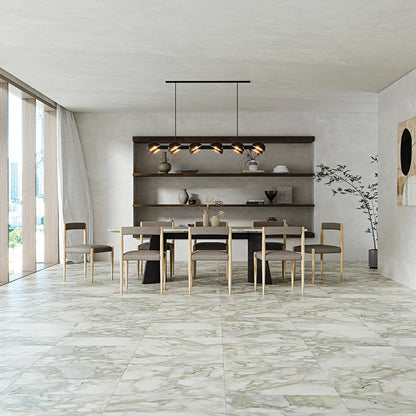 Calacatta Verda Green Polished Marble Tiles