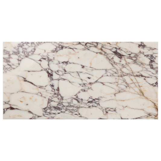 Calacatta Violetta Monet Polished Marble Tile 305x610x10mm