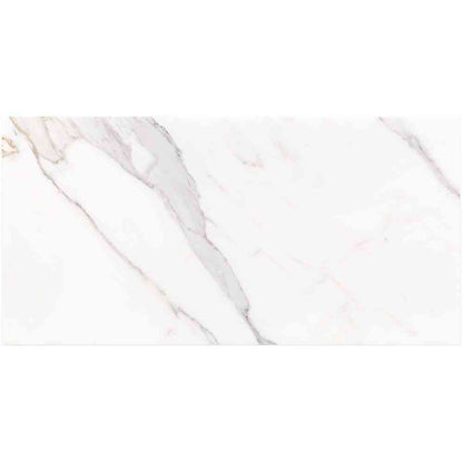 Calacatta Oro Extra Polished Italian Marble Tiles 305x610x10mm