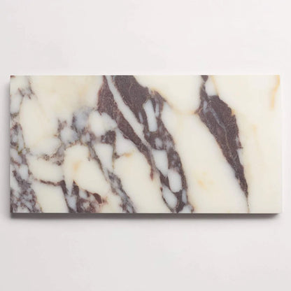 Calacatta Violetta Monet Polished Marble Tile 305x610x10mm