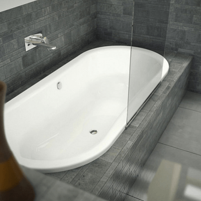 Duo Oval Plus 1800 X 800Mm Bath - Build4less.co.uk