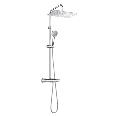 Even-T Square Thermostatic Shower Column - Roca