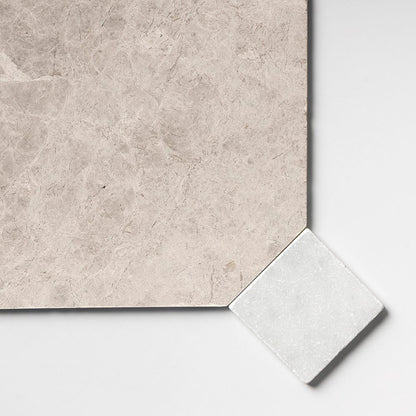 Fitz Tundra Honed Octagon Marble Tile 457x457x12mm