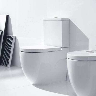 Meridian-N Compact BTW Close Coupled Toilet Pan - Roca
