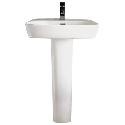 Medici Back to Wall Cloakroom Suite - Aqua