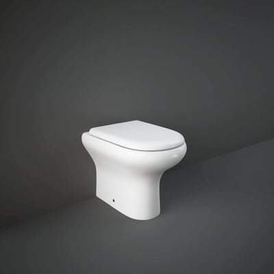 Compact Back to Wall Pan in Alpine White - RAK Ceramics