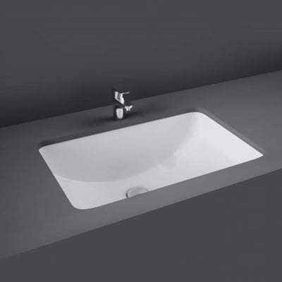 Cleo 51cm Under Counter Wash Basin in Alpine White - RAK Ceramics