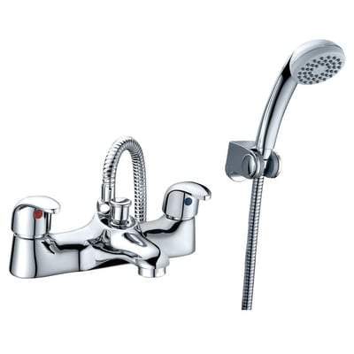 Basic Bath Shower Mixer in Chrome - RAK Ceramics