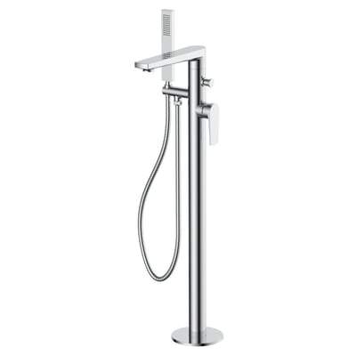 Blade Free Standing Bath Shower Mixer in Chrome - RAK Ceramics